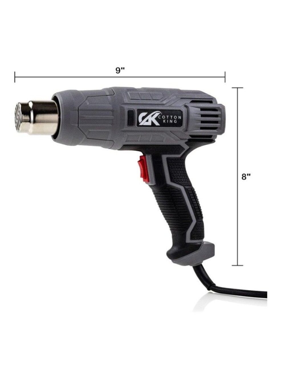 1500W Fast Heat Gun/Hot Air Gun, Heavy Duty Hot Air Gun Kit with Dual Temperatur